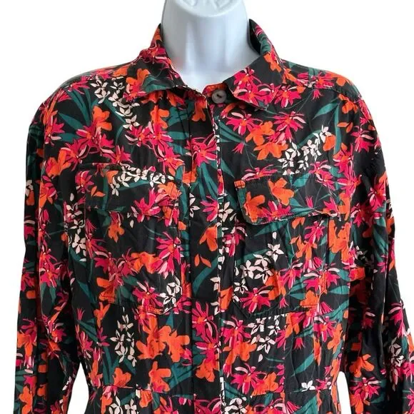 Kitri Jules Floral Adana Printed Boilersuit Jumpsuit Sz 4 - Picture 6 of 10